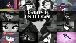 Size: 1978x1113 | Tagged: safe, edit, edited screencap, editor:quoterific, imported from derpibooru, screencap, rarity, rarity investigates, season 5, detective rarity, noir