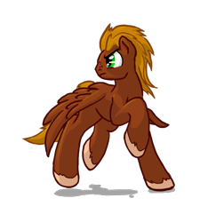 Size: 666x739 | Tagged: safe, artist:compound lift, imported from ponybooru, oc, oc only, oc:chinook, pegasus, pony, /mlp/, four cannon, male, simple background, solo, spread wings, stallion, transparent background, unshorn fetlocks, wings