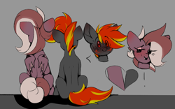 Size: 2464x1535 | Tagged: safe, artist:arume_lux, artist:deafjaeger, artist:luxsimx, imported from derpibooru, oc, oc:deafjaeger, oc:efflorescence, bat pony, pony, back, cyberpunk, holding hooves