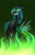 Size: 1142x1802 | Tagged: safe, artist:bloodredpegasus, artist:candii-floss, artist:rockin_candies, imported from derpibooru, queen chrysalis, changeling, changeling queen, crown, fangs, female, fire, glowing eyes, grin, horn, jewelry, regalia, slit eyes, slit pupils, smiling, solo, teeth, wings