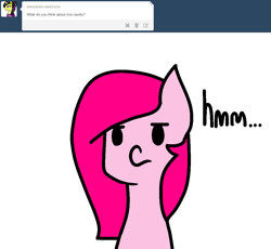 Size: 1000x920 | Tagged: safe, artist:ask-nice-pinkamena, imported from derpibooru, pinkie pie, pony, pinkamena diane pie, solo