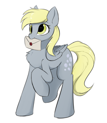 Size: 1444x1659 | Tagged: safe, artist:d.w.h.cn, imported from derpibooru, derpy hooves, pegasus, pony, chest fluff, cute, cutie mark, derpabetes, envelope, female, mare, simple background, solo, wax seal, white background