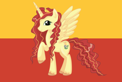 Size: 3399x2268 | Tagged: artist needed, source needed, safe, imported from derpibooru, oc, oc only, oc:sawa, alicorn, pony, alicorn oc, crown, female, flag, high res, horn, jewelry, mare, nation ponies, poland, ponified, regalia, solo, spread wings, vector, warsaw, wings