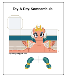 Size: 600x699 | Tagged: safe, artist:grapefruitface1, imported from derpibooru, imported from ponybooru, somnambula, pony, arts and crafts, craft, female, papercraft, printable, toy a day