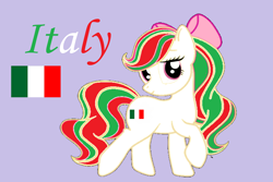 Size: 2998x2001 | Tagged: safe, artist:little-box-of-love, imported from derpibooru, oc, oc only, pony, italy, nation ponies, ponified, solo