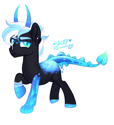 Size: 1920x2109 | Tagged: safe, artist:nightingalewolfie, imported from derpibooru, oc, oc only, oc:acid heart, original species, pony, dragon tail, male, simple background, solo, transparent background