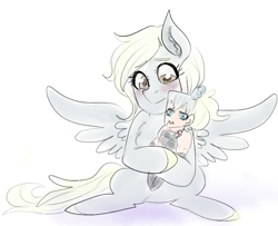 Size: 852x692 | Tagged: safe, artist:mimiporcellini, imported from derpibooru, derpy hooves, human, pegasus, pony, crush plush, implied shipping, jean pierre polnareff, jojo's bizarre adventure