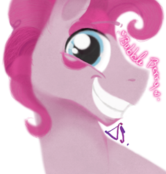 Size: 796x832 | Tagged: safe, artist:dsstoner, imported from derpibooru, pinkie pie, earth pony, pony, bubble berry, male, rule 63, smiling, smiling at you, solo, stallion