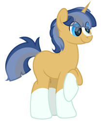 Size: 2000x2200 | Tagged: safe, artist:ponkus, imported from derpibooru, oc, oc only, oc:socks, pony, unicorn, male, solo, stallion