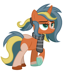 Size: 1000x1200 | Tagged: safe, artist:ponkus, imported from derpibooru, oc, oc only, pony, unicorn, clothes, female, mare, scarf, simple background, solo, transparent background