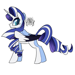 Size: 1500x1500 | Tagged: safe, artist:renhorse, imported from derpibooru, oc, oc only, alicorn, pony, female, mare, not rarity, simple background, solo, transparent background, two toned wings, wings