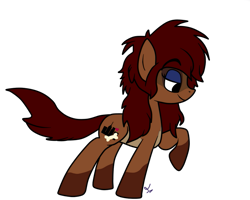 Size: 999x800 | Tagged: safe, artist:princesslovelypony, imported from derpibooru, pony, bedroom eyes, crossover, long tail, oliver and company, ponified, raised hoof, rita