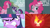 Size: 2000x1125 | Tagged: safe, edit, edited screencap, editor:quoterific, imported from derpibooru, screencap, pinkie pie, twilight sparkle, earth pony, pony, unicorn, feeling pinkie keen, season 1, angry, female, gritted teeth, looking at you, mane of fire, mare, no, rapidash twilight, teeth, twilight sparkle is not amused, unamused, unicorn twilight