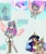 Size: 1747x2073 | Tagged: safe, artist:citi, imported from derpibooru, screencap, princess cadance, princess flurry heart, twilight sparkle, alicorn, human, pony, the crystalling, the last problem, baby, baby pony, cute, diaper, flurrybetes, human princess twilight, humanized, older, older flurry heart, older twilight, princess twilight 2.0, scene interpretation, screencap reference, sword, twilight sparkle (alicorn), weapon