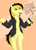 Size: 1300x1800 | Tagged: safe, artist:elbrony22, imported from ponybooru, oc, oc:leslie fair, pony, anarcho-capitalism, bipedal, chest fluff, clothes, dialogue, female, gun, handgun, jacket, mare, open mouth, pistol, solo, weapon