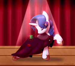 Size: 1024x900 | Tagged: safe, artist:haden-2375, imported from derpibooru, rarity, unicorn, clothes, eyes closed, flower, rose, shoes