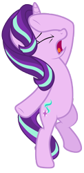 Size: 7000x14400 | Tagged: safe, artist:tardifice, imported from derpibooru, starlight glimmer, pony, unicorn, the beginning of the end, absurd resolution, bipedal, drama queen, eyes closed, facehoof, open mouth, simple background, solo, standing, standing on one leg, transparent background, vector