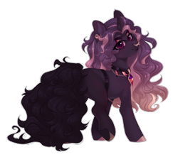 Size: 1924x1702 | Tagged: safe, artist:shady-bush, imported from derpibooru, oc, oc only, pony, unicorn, female, mare, nose piercing, piercing, simple background, solo, transparent background