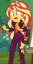 Size: 332x647 | Tagged: safe, imported from derpibooru, screencap, sunset shimmer, equestria girls, equestria girls series, sunset's backstage pass!, spoiler:eqg series (season 2), cropped, solo