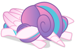 Size: 8870x5673 | Tagged: safe, artist:cirillaq, imported from derpibooru, princess flurry heart, alicorn, pony, absurd resolution, diaper, faceplant, female, mimir, simple background, solo, transparent background, vector