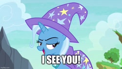 Size: 800x450 | Tagged: safe, edit, edited screencap, imported from derpibooru, screencap, trixie, to change a changeling, text