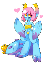 Size: 2550x3300 | Tagged: safe, artist:fangurley, imported from derpibooru, oc, oc only, oc:cteno, anthro, monster pony, female, glasses, heart, simple background, solo, transparent background