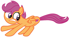 Size: 867x456 | Tagged: safe, artist:gmaplay, imported from derpibooru, scootaloo, pegasus, pony, the show stoppers, female, filly, simple background, solo, transparent background