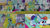 Size: 2000x1125 | Tagged: safe, edit, edited screencap, editor:quoterific, imported from derpibooru, screencap, rainbow dash, zephyr breeze, pegasus, pony, sparkle's seven, alternate hairstyle, female, male, mare, megaradash, royal guard, royal guard zephyr breeze, stallion