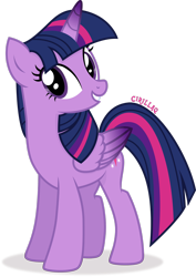 Size: 1920x2706 | Tagged: safe, artist:cirillaq, imported from derpibooru, twilight sparkle, alicorn, pony, female, mare, simple background, solo, transparent background, twilight sparkle (alicorn), vector