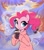 Size: 1922x2160 | Tagged: safe, artist:ijustmari, artist:marichan29, imported from derpibooru, pinkie pie, earth pony, pony, alternate hairstyle, bipedal, clothes, coffee mug, cute, diapinkes, female, hoof hold, mare, mug, snow, solo, steam, sweater, tree, winter