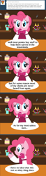 Size: 500x1886 | Tagged: safe, artist:sonic-chaos, imported from derpibooru, pinkie pie, earth pony, pony, alicorn amulet, ask, bioshock, bioshock infinite, four string samurai, puella magi madoka magica, solo, the legend of zelda, the legend of zelda: majora's mask