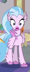 Size: 221x527 | Tagged: safe, imported from derpibooru, screencap, silverstream, pony, the hearth's warming club, solo