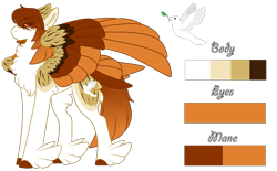 Size: 1461x908 | Tagged: safe, artist:nobleclay, imported from derpibooru, oc, oc only, oc:dove, pegasus, pony, colored wings, feathered fetlocks, female, mare, multicolored wings, reference sheet, simple background, solo, tail feathers, transparent background, wings