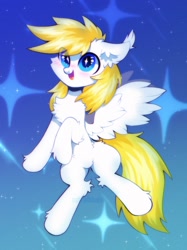 Size: 1196x1600 | Tagged: safe, artist:astralblues, imported from derpibooru, oc, oc only, oc:guardian dreamer, pegasus, pony, blushing, chest fluff, cute, ear fluff, happy, hoof fluff, leg fluff, solo