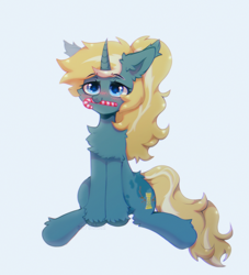 Size: 1548x1707 | Tagged: safe, artist:astralblues, imported from derpibooru, oc, oc only, oc:maple parapet, pony, unicorn, blushing, candy, candy cane, chest fluff, cute, ear fluff, fluffy, food, hoof fluff, leg fluff, shy, sitting, solo