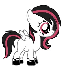 Size: 873x915 | Tagged: safe, artist:emalajiss36, imported from derpibooru, oc, oc only, oc:emala jiss, pegasus, pony, eyelashes, female, filly, pegasus oc, simple background, solo, white background, wings