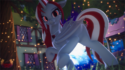 Size: 3840x2160 | Tagged: safe, artist:loveslove, imported from derpibooru, oc, oc:lovers, bat pony, pony, 3d, bat pony oc, bat wings, butt, night, sfm pony, solo, source filmmaker, wings