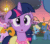 Size: 380x337 | Tagged: safe, imported from derpibooru, screencap, twilight sparkle, pony, unicorn, sweet and elite, adorkable, animated, birthday dress, clothes, cropped, cute, dork, dress, floppy ears, gif, smiling, solo focus, talking, twiabetes, unicorn twilight