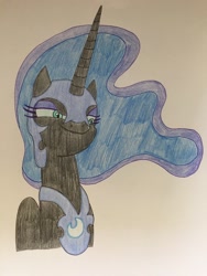 Size: 2448x3264 | Tagged: safe, artist:infernapelover, imported from derpibooru, nightmare moon, pony, solo