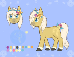 Size: 1280x986 | Tagged: safe, artist:foxhatart, imported from derpibooru, oc, oc only, oc:pollen dust, earth pony, pony, male, reference sheet, solo, stallion