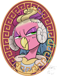 Size: 1201x1599 | Tagged: safe, artist:andypriceart, artist:koolfrood, idw, imported from derpibooru, princess eris, draconequus, spoiler:comic, smiling