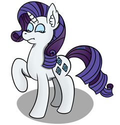 Size: 1350x1400 | Tagged: safe, artist:subleni, imported from derpibooru, rarity, pony, unicorn, eyes closed, female, hmph, simple background, solo, solo female, white background