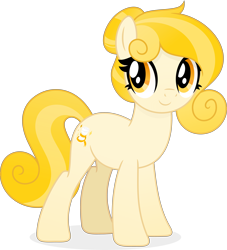 Size: 5290x5816 | Tagged: safe, artist:pumpkinpieforlife, imported from derpibooru, oc, oc:goldie mane, earth pony, pony, female, mare, simple background, solo, transparent background