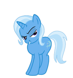 Size: 1154x1239 | Tagged: safe, artist:gmaplay, imported from derpibooru, trixie, pony, unicorn, butt, butt bump, plot, simple background, solo, transparent background