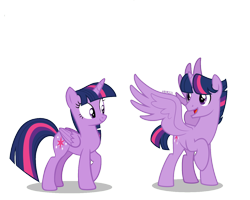 Size: 1316x1053 | Tagged: safe, artist:andoanimalia, artist:orin331, edit, imported from derpibooru, vector edit, twilight sparkle, alicorn, pony, equestria girls, dusk shine, dusk shine (alicorn), equestria guys, female, male, mare, open mouth, open smile, prince dusk, r63 paradox, rule 63, self paradox, simple background, smiling, stallion, transparent background, twilight sparkle (alicorn), vector, wings