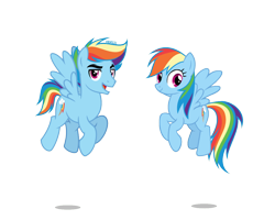 Size: 1316x1053 | Tagged: safe, artist:orin331, edit, imported from derpibooru, vector edit, rainbow dash, pegasus, pony, equestria girls, female, flying, male, mare, rainbow blitz, rule 63, self paradox, simple background, stallion, transparent background, vector