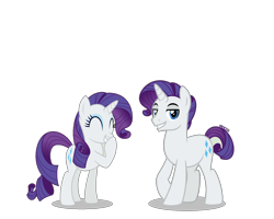 Size: 1316x1053 | Tagged: safe, artist:orin331, edit, imported from derpibooru, vector edit, rarity, pony, unicorn, equestria girls, bedroom eyes, elusive, equestria guys, eyes closed, female, hoof over mouth, laughing, male, mare, r63 paradox, rule 63, self paradox, simple background, stallion, transparent background, vector