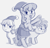 Size: 881x854 | Tagged: safe, artist:heretichesh, imported from derpibooru, cheerilee, kettle corn, skeedaddle, earth pony, pony, christmas, clothes, colt, female, filly, grumpy, happy, hat, holiday, male, mare, santa hat, skirt, smiling, trio, waving