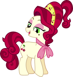 Size: 3000x3154 | Tagged: safe, artist:jeatz-axl, imported from derpibooru, cherry jubilee, earth pony, pony, female, high res, mare, simple background, solo, transparent background, vector