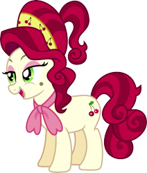 Size: 3000x3542 | Tagged: safe, artist:jeatz-axl, imported from derpibooru, cherry jubilee, earth pony, pony, female, high res, mare, simple background, solo, transparent background, vector